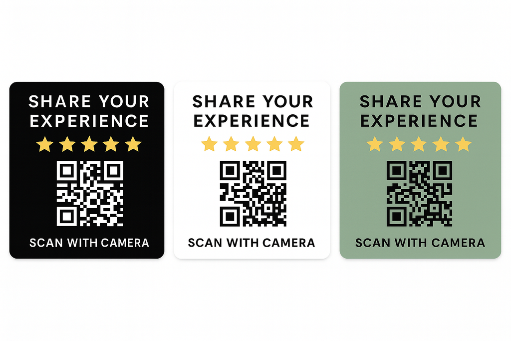 Tap-to-Review Magnet (QR Code)