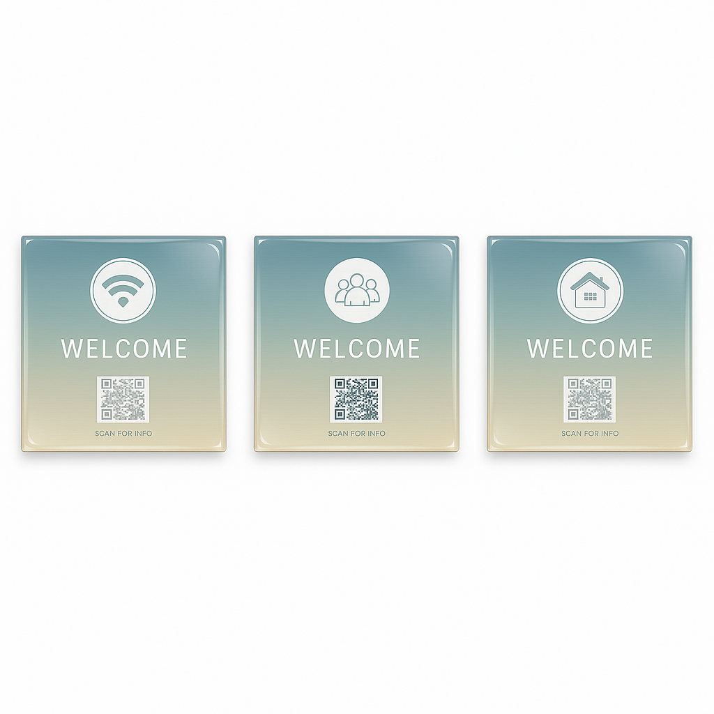 Welcome Magnet: Scan for Instant Info