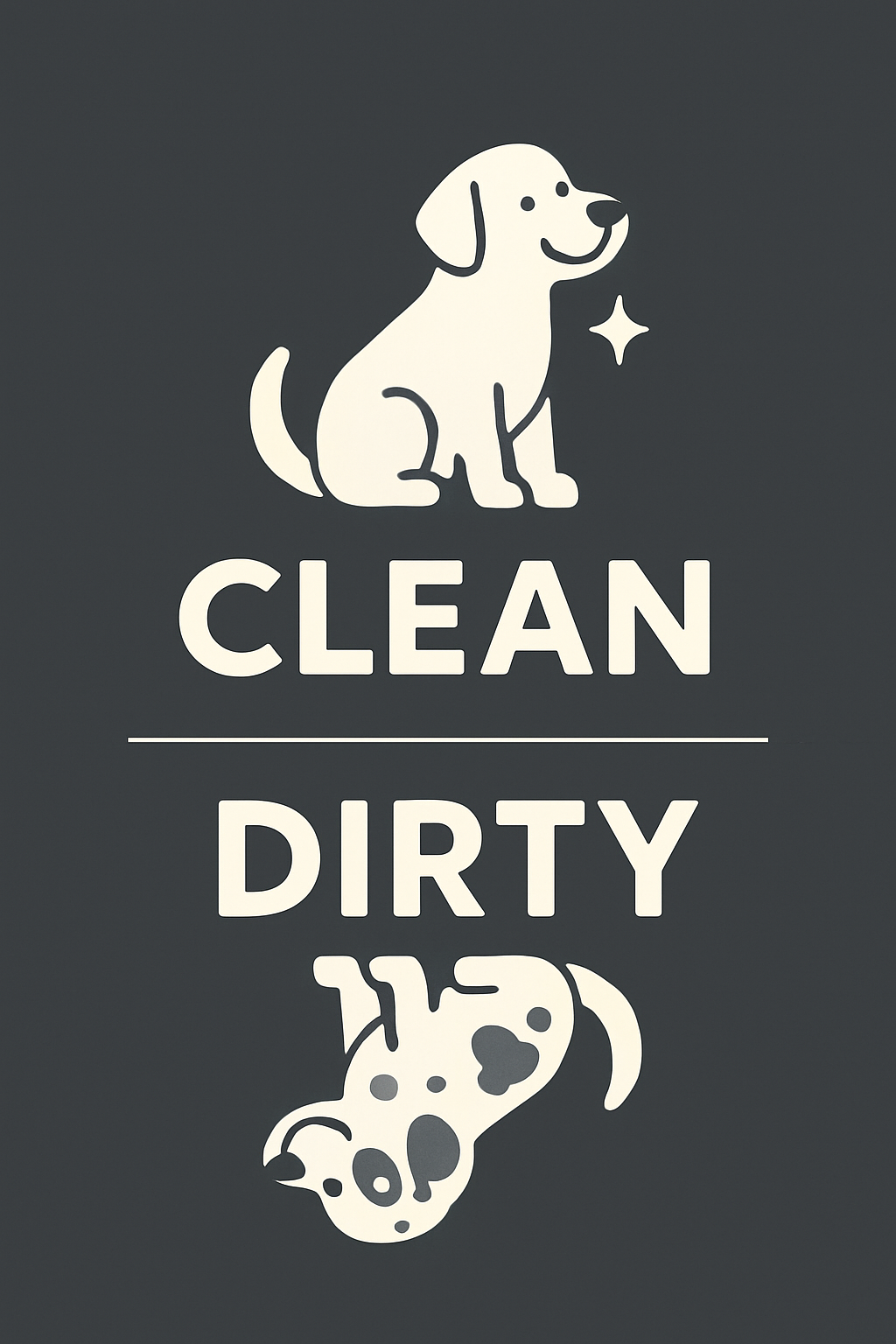 Clean Dirty Dishwasher Magnet