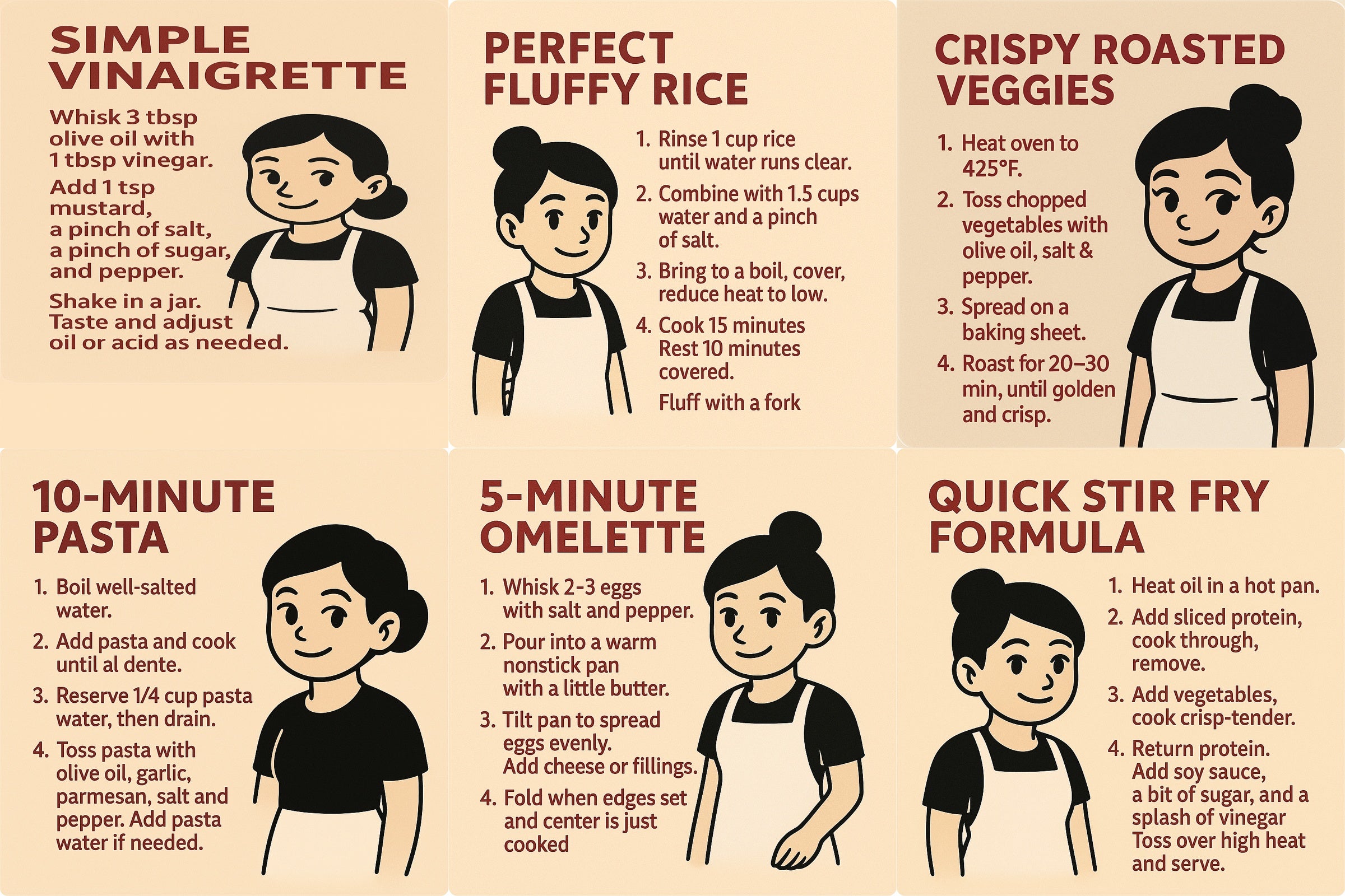 6-Pack Everyday Recipe Magnets